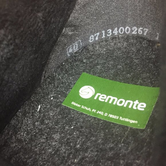 Dark Gray Remonte Ankle Boots, size 8.5, Brand New - Picture 8 of 8